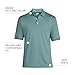 Lands' End Mens Short Sleeve Supima Polo Tourmaline Regular XX-Large