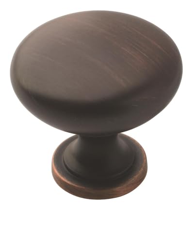Image of Amerock 25 Pack 1-1 /4 inch Round Edona Oil-Rubbed Bronze Cabinet Knob