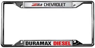 Eurosport Daytona - Compatible with Chevrolet Duramax Diesel Z71 License Plate Frame