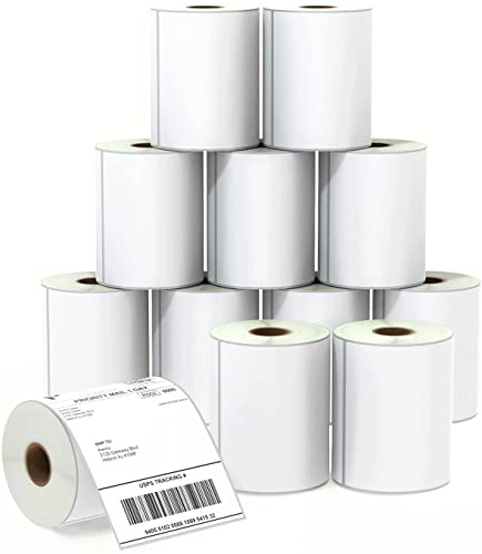 Image of True-Ally 75x50 Direct Thermal Barcode Label Sticker - 3 x 2 inches - 75mm x 50mm - 1000 Labels Per Roll - White Self Adhesive Sticker for Printing Barcoding (20 Rolls Per Pack(20000 Labels))