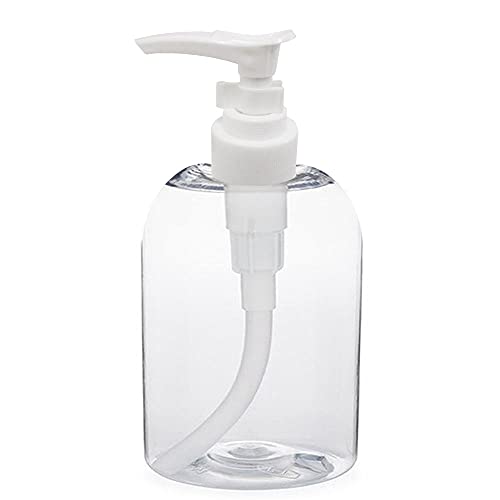 4 Pack Liquid Soap Dispenser Pump Lotion Refillable Shampoo Travel Bottle Clear