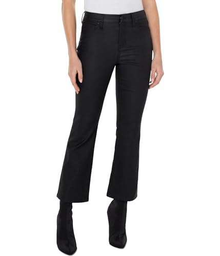 Liverpool Women's Coated Denim Hannah Cropped Flare