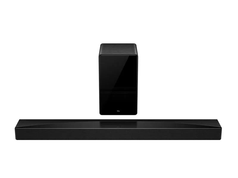 TCL Q75H Q Sınıfı 5.1.2 Dolby Atmos, DTS:X, Ray Danz Teknolojisi, Kablosuz Subwoofer, Kablosuz Surround Hoparlörler ve Bluetooth Müzik Akışı ile Kanal Ses Çubuğu