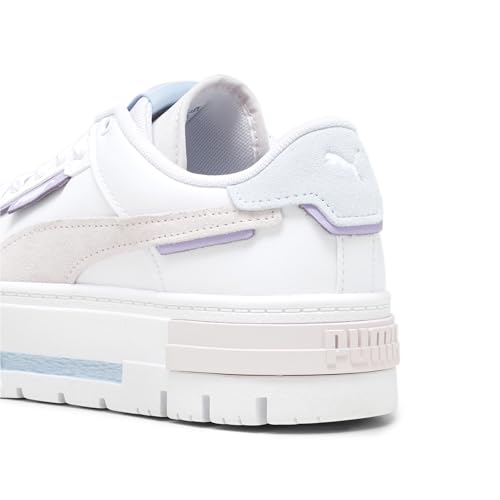 Image of PUMA Womens Mayze Crashed Wns White-Galaxy Pink Sneaker - 8 UK (39249501)