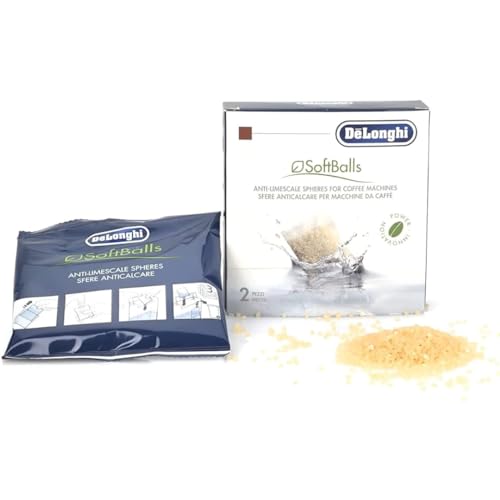 ALGOMAS Antikalkkugeln für Kaffeemaschine DLonghi | Code 5513282331 | 2 Beutel | Verschiedene Anwendungen pro Beutel | hohe Effizienz