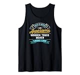 Divertido trabajo de fabricante de cerchas de madera Camiseta sin Mangas