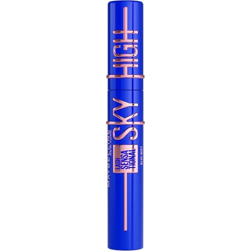 Maybelline New York Lash Sensational Sky High Máscara de Pestañas, Longitud sin límites y Volumen Redefinido, Tono Blue Mist