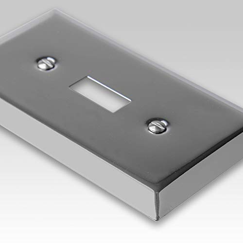 Amerelle 161Td Century Single Toggle/Single Duplex Steel Wallplate In Polished Chrome #TOP1
