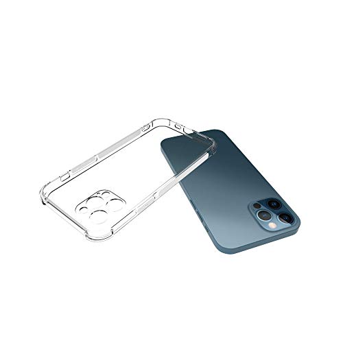 Tektide Case Compatible For Iphone 12 Pro,[Invisible Armor] Xtreme Slim, Clear, Soft, Lightweight, Shock Absorbing Tpu Bumper/Back Cover #TOP2
