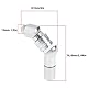 OTOTEC Fettpressen-Drehanschluss, 360 Grad drehbar, Kupplung, 6000 PSI, für die meisten Fettpressen und Kupplungen, 1/8 NPT-Gewinde