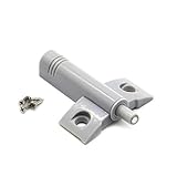 JHNNMS 10sset Kitchen Gabinete Capturas Puerta Parada Cajón Suave Closer Amortiguador Amortiguador Tampones con tornillos for muebles Hardw(Gray)