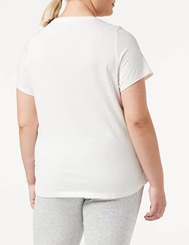 Puma Ess Logo Tee W, Maglietta Donna, Bianco