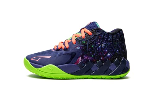 PUMA Youth MB1 JR Galaxy 376887 07 - Size 7C Elektro Blue/Green Gecko