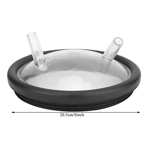 Couvercle et joint de seau à lait transparent à deux ouvertures pour machine à traire Pilipane - 8