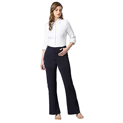 Image of Smarty Pants Women's Cotton Bell Bottom Formal Trouser