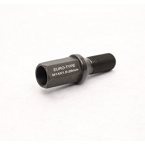 Godspeed Euro-Type Taper Cone Lug Bolts 10 Piece Set M14X1.25 (28Mm) #TOP1