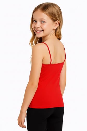 Image of Kurve Girl's Sleeveless Tank Top - Stretch Undershirts Cami Camisole, UV Protective Fabric, Rated UPF 50+ (Made in USA)
