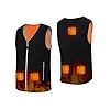 Verwarmd vest Elektrisch verwarmd jack Opladen via USB, temperatuurregeling op drie niveaus Lichtgewicht bodywarmer…