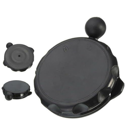 Kivivaka Soporte GPS para coche con ventosa para TomTom Go Live 800 825 Start 20 25 60 Via Series, soporte para parabrisas con conector de 16 mm, color negro