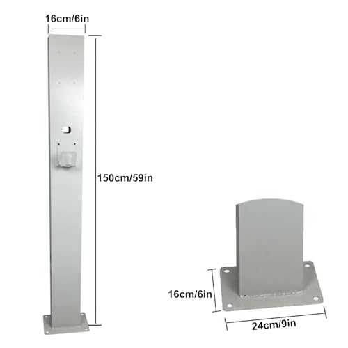 Support de recharge universel extérieur en acier solide pour protéger votre borne