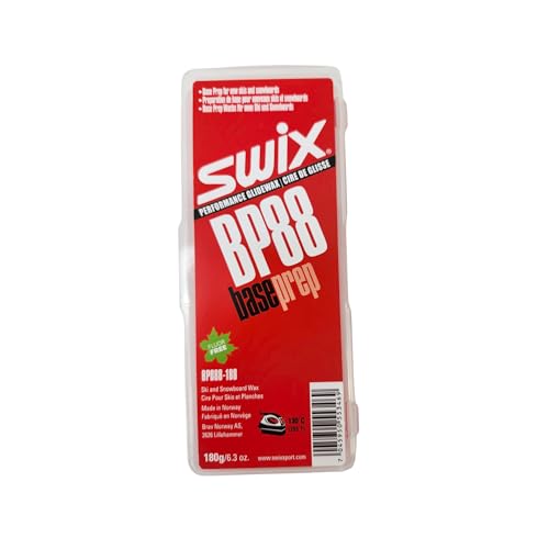 Swix BP88 Base Prep Wax for Ski & Snowboard, 180g, Red