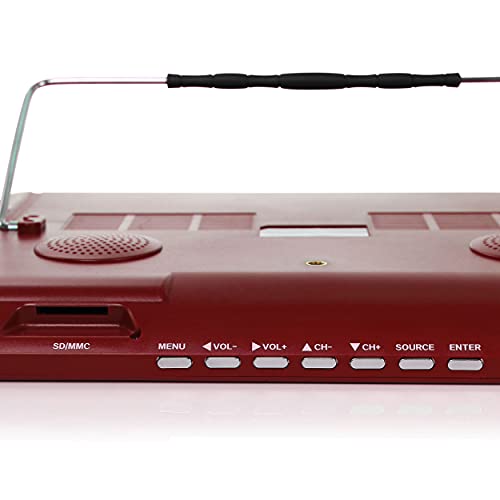 image for Trexonic Portable Rechargeable 14 Inch LED TV with HDMI, SD/MMC, USB, 
