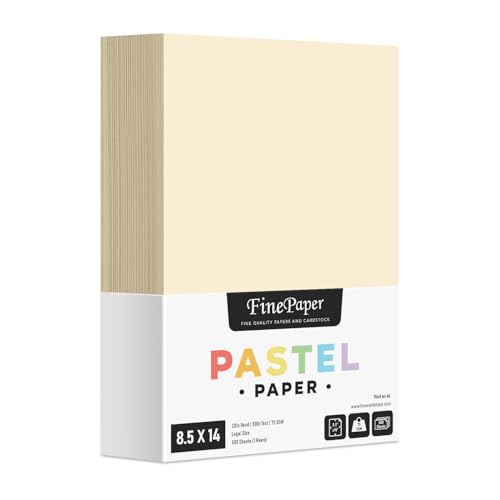 Papier couleur pastel pour menus de restaurant originaux au format légal