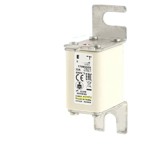 Fusible rapide 170M2659 690V 25A 00TN/80 gR haute performance
