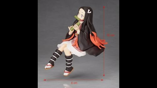 Image of Awestuffs Action Figure Limited Edition for Car Dashboard, Decoration, Cake, Office Desk & Study Table Nezu Sitting D Slayer