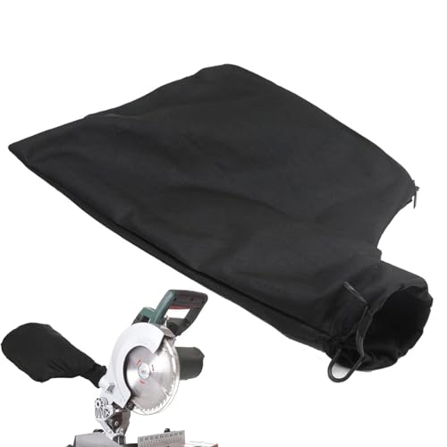 Sac Collecteur De Poussière Pour Scie À Onglets, Sac À Poussière Pour Ponceuse, SacÀ Sciure À Onglet Avec Fermeture Éclair Accessoires Pour Ponceuse À...