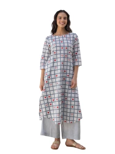 Image of FABNEX kurta set for women | Women Kurti Pant Set (K-Set-1)