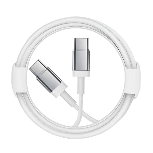 Image of AINE 45W USB-C to C Fast Charging Cable compatible with Nothing Phone 3A 3A Pro 2A Plus 2A CMF Phone 2 Pro CMF Bud Laptops & More |White | Original Charging Speed