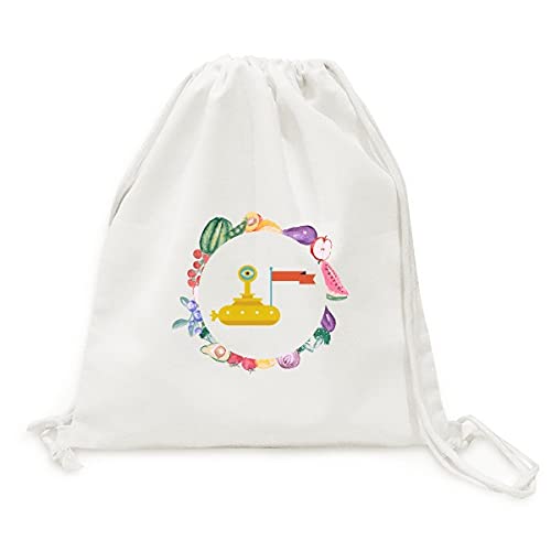 Sac en tissu pliable vaisseau alien pour le marché écoresponsable de fruits et légumes