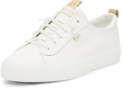 White Leather Metallic Pop