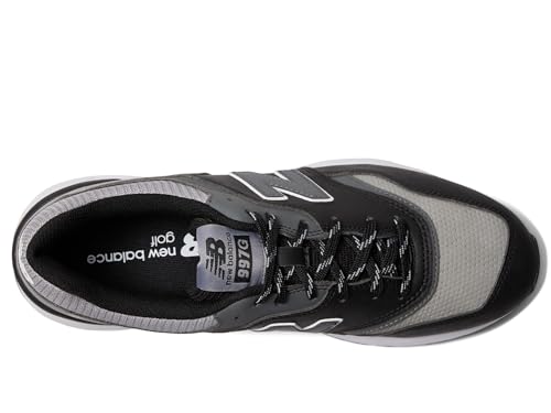 New Balance Men's 997 Golf Shoe, Black, 12
