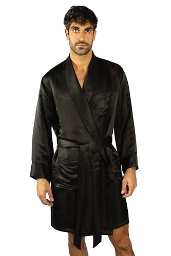 Tara Sartoria Luxury Artisan Silk Robes For Men Pure Natural Mulberry Mens Silk Robes 27 Momme