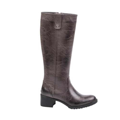 Botte Perrine gris brossé Chattawak Femme chaussures cuir taille 39 tendance