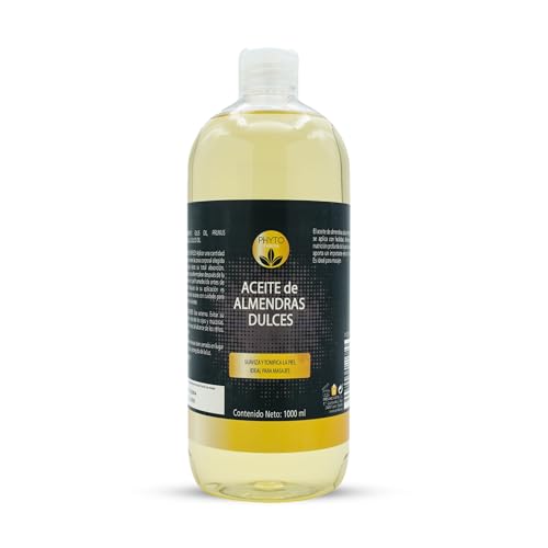 PHYTOFARMA Aceite de Almendras dulces 1000 ml - Nutrición e hidratación para piel y cabello en gran cantidad