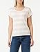 Vero Moda Vmwide Stripe S/l Top Noos Camiseta, Rosa Sepia, Mujer