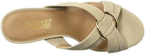 Aerosoles Women's HIGHWATER Heeled Sandal, Bone Nubuck, 10.5 M US | Image 4