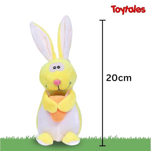 Image of TOYTALES Plush Soft Toy Combo - Cute Red Octopus & Yellow Rabbit Stuffed Animals for Kids | Huggable Cuddly Toys for Boys & Girls | Baby Gifts, Toddler Toys, Birthday Present