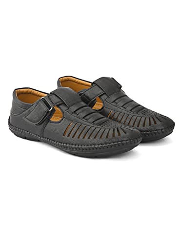 URBAN FORD Mens Sunstride Black Fisherman Sandal_7 UK (UF31) (B0BT9N2PHV) Amazon Price History, Amazon Price Tracker