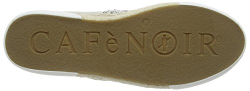 CAFèNOIR Em, Pantofole Donna, Silber (204