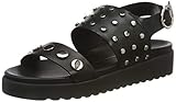  Buffalo Jacky 2, Sandalias con Plataforma Mujer, Negro 001, 38 EU