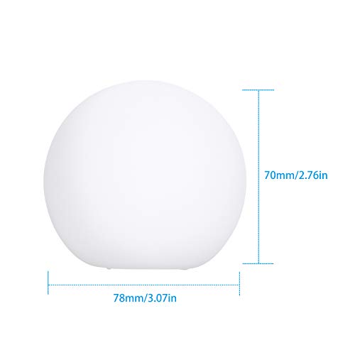 Ajcoflt Luz flutuante regulável para piscina com controle remoto RF 16 cores e 3 modos dinâmicos LED