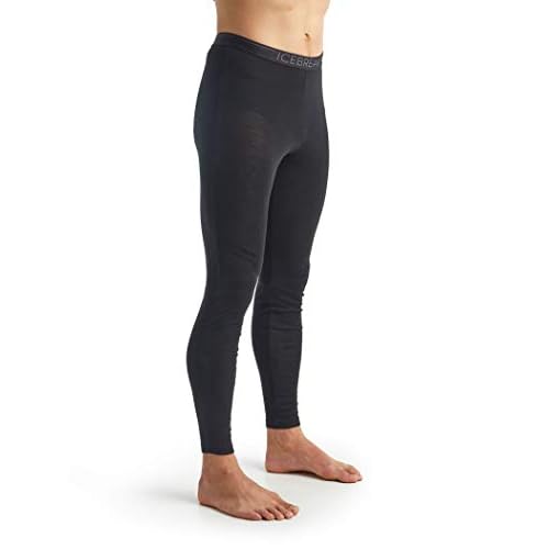 Icebreaker Men’s Everyday Cold Weather Leggings-Wool Base Layer Thermal Pants