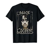 Sepia Portrait design. Official Alice Cooper Merchandise Alice Cooper T-Shirts for Men, Women, Girls and Boys; Alice Cooper Tees; Alice Cooper T-Shirt for Adults Lightweight, Classic fit, Double-needle sleeve and bottom hem