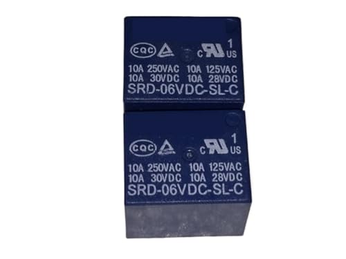 Relais électromécanique SRD-06VDC-SL-C 6V DC 10A pour projets de création DIY - 2
