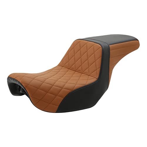 Motocycle Seat Driver & Passenger Seat Fit for Harley Dyna Wide Glide Low Rider Street Bob Fat Bob