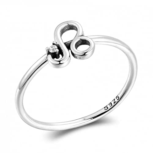 Bagues en argent 925 constellation zodiaque le cadeau pour petite amie idéal